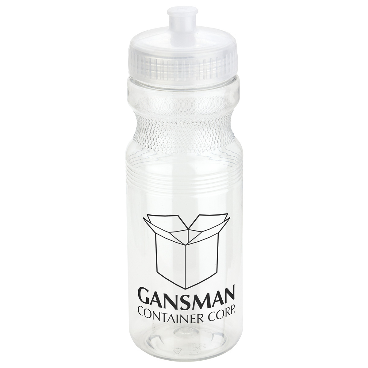 Custom Cycler 24 oz PET Eco-Polyclear™ Bottle with Push-Pull Lid - Swag ...