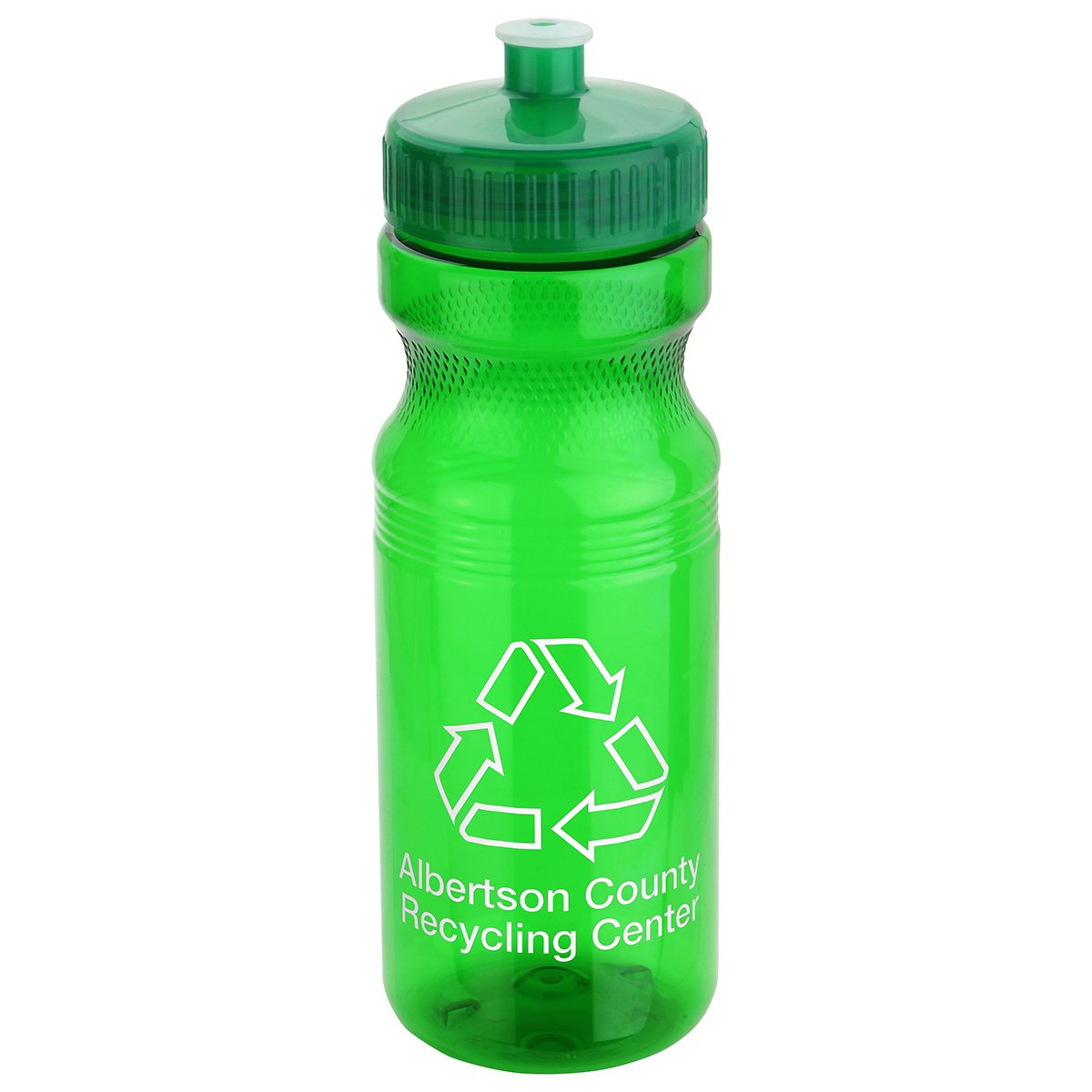 Custom Cycler 24 oz PET Eco-Polyclear™ Bottle with Push-Pull Lid - Swag ...